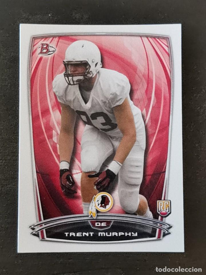 Coleccionismo deportivo: Topps Bowman 2014 Rookie Card #102 Trent Murphy Washington Redskins NFL Card