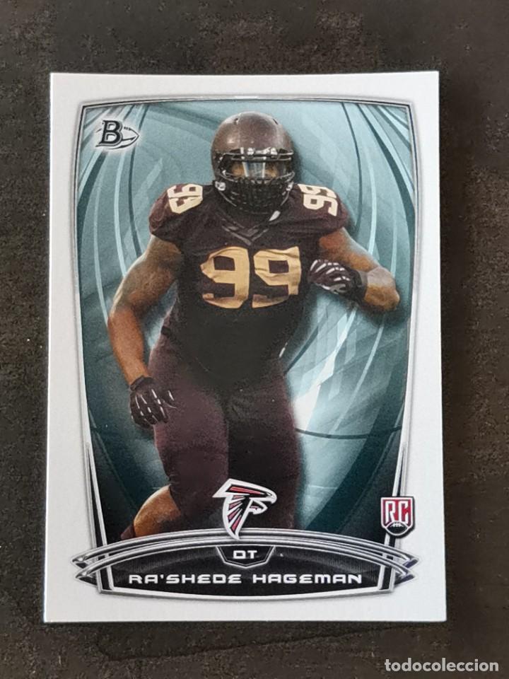 Coleccionismo deportivo: Topps Bowman 2014 Rookie Card #80 Ra'Shede Hageman Atlanta Falcons NFL Card