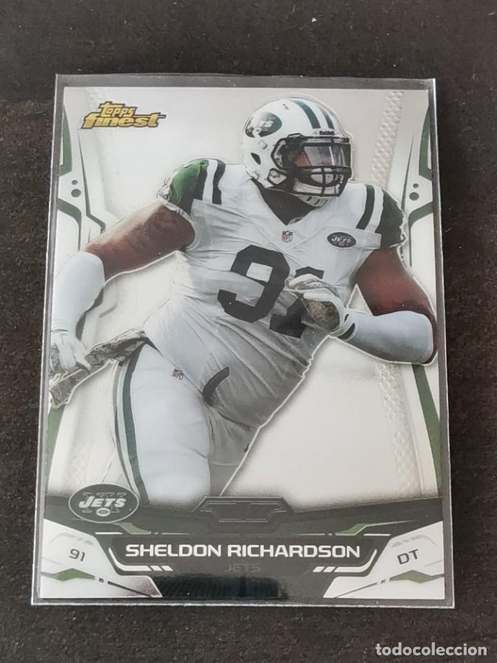 Coleccionismo deportivo: Topps Finest 2014 #63 Sheldon Richardson New York Jets NFL Card