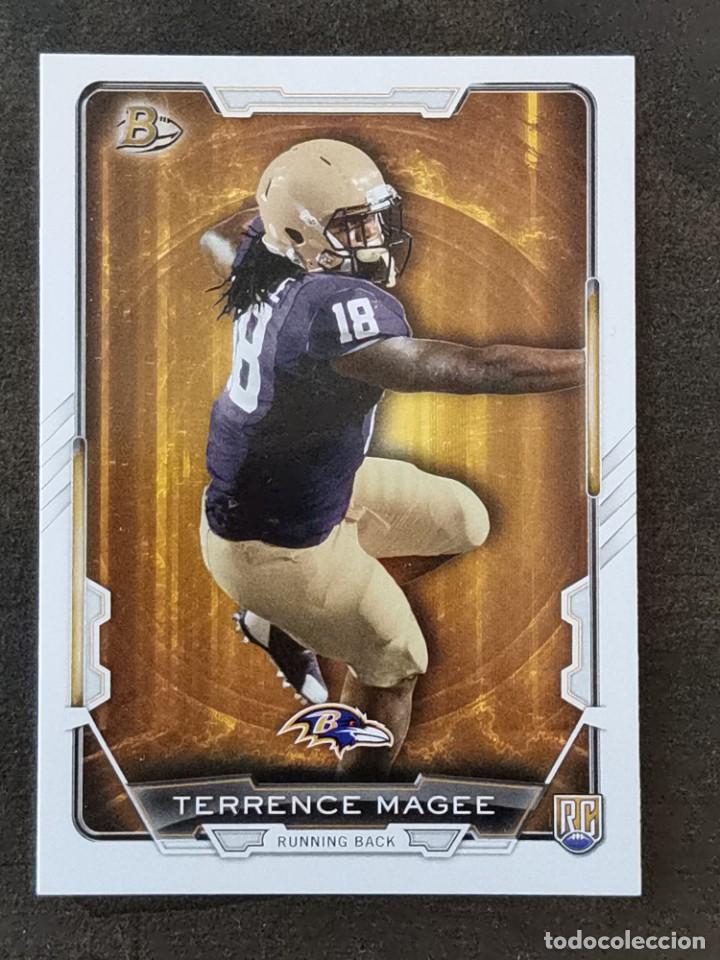 Coleccionismo deportivo: Topps Bowman 2015 Rookie Card #108 Terrence Magee Baltimore Ravens NFL Card