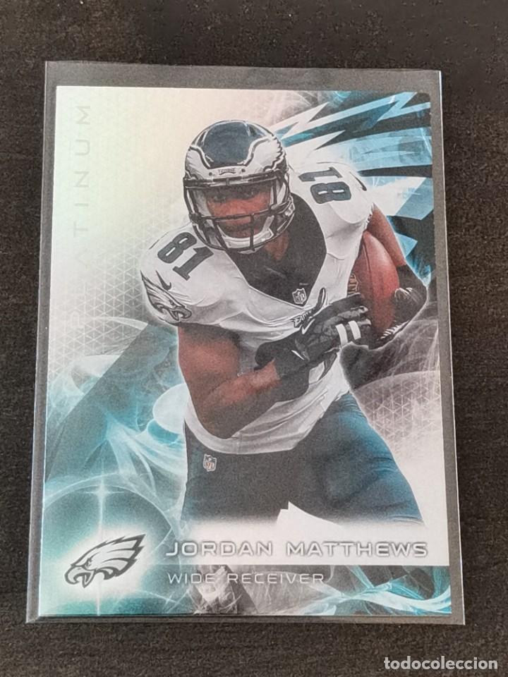 Coleccionismo deportivo: Topps Platinum 2015 #56 Jordan Matthews Philadelphia Eagles NFL Card