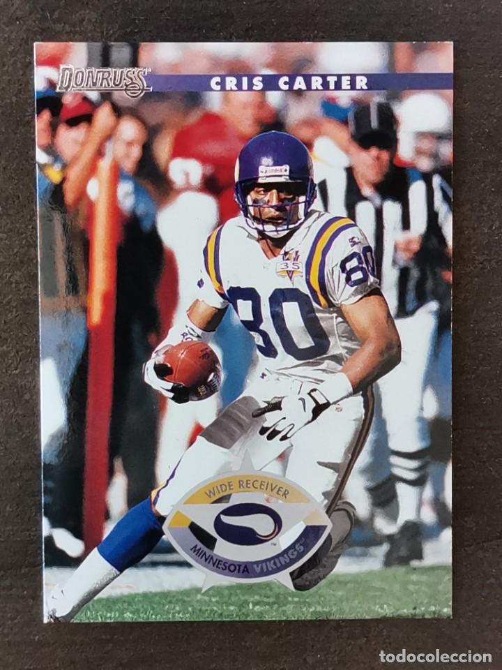 Colecionismo desportivo: Donruss Football 1996 #46 Cris Carter Minnesota Vikings NFL Card