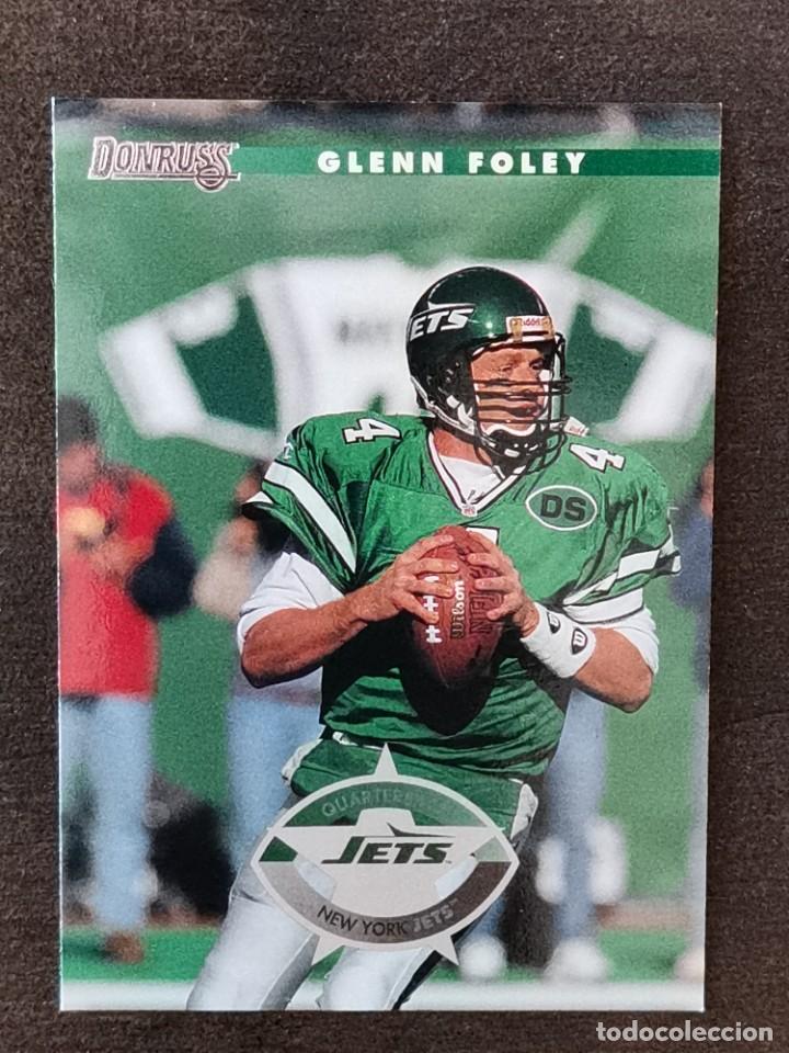 Colecionismo desportivo: Donruss Football 1996 #77 Glenn Foley New York Jets NFL Card