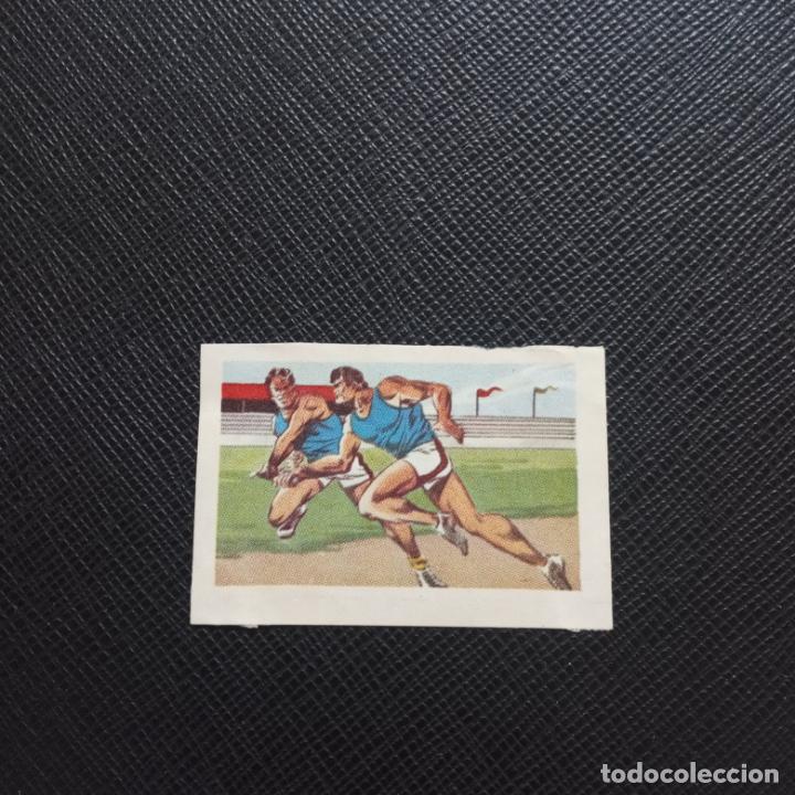 Sammelleidenschaft Sport: CARRERA RELEVOS 8 - RUIZ ROMERO TOKIO OLIMPIADAS EUROCOPA 1964 CROMO FUTBOL 64 DESPEGADO - BL2