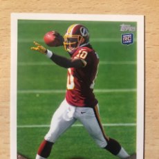 Coleccionismo deportivo: # 340 ROBERT GRIFFIN III ROOKIE CARD QUARTERBACK WASHINGTON REDSKINS NFL 2012 TOPPS MINT CONDITION. Lote 346542173