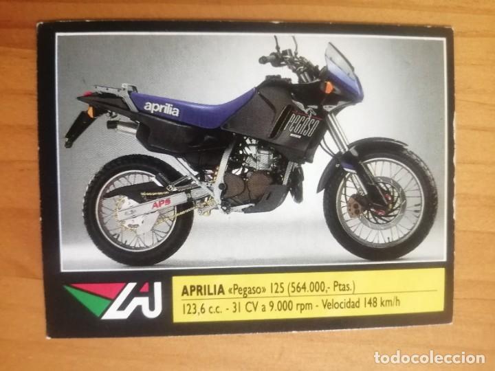 Coleccionismo deportivo: CROMO - SUPER MOTO - EDICIONES ESTE - MOTOR 16 - N&ordm; 72 - APRILIA PEGASO 125