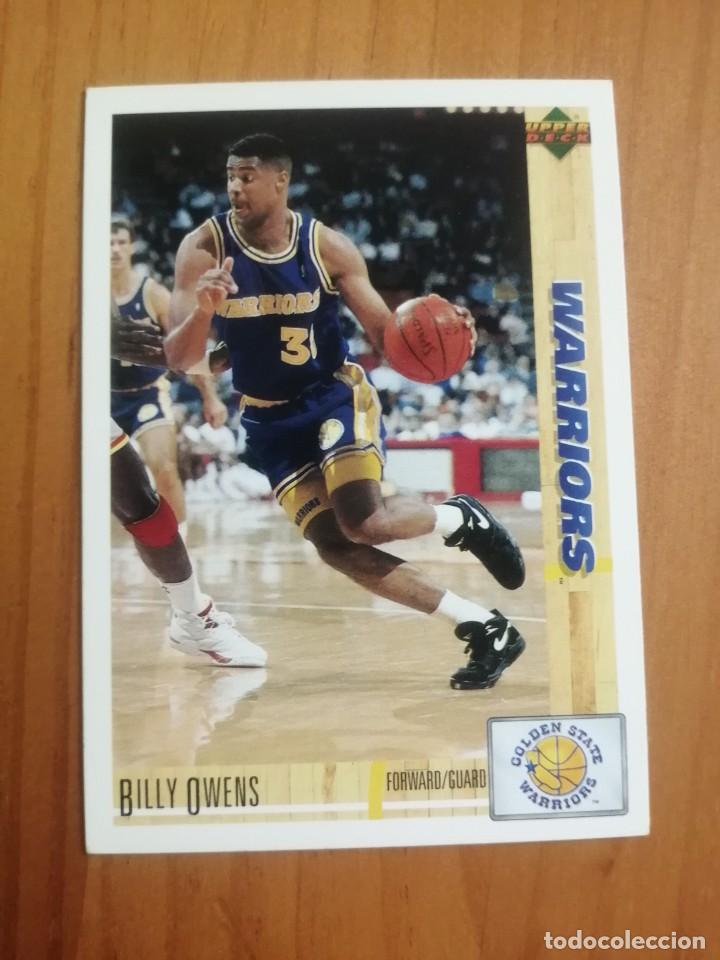 Coleccionismo deportivo: CROMO NUEVO, BALONCESTO - NBA - WARRIORS - UPPER DECK - BILLY OWENS