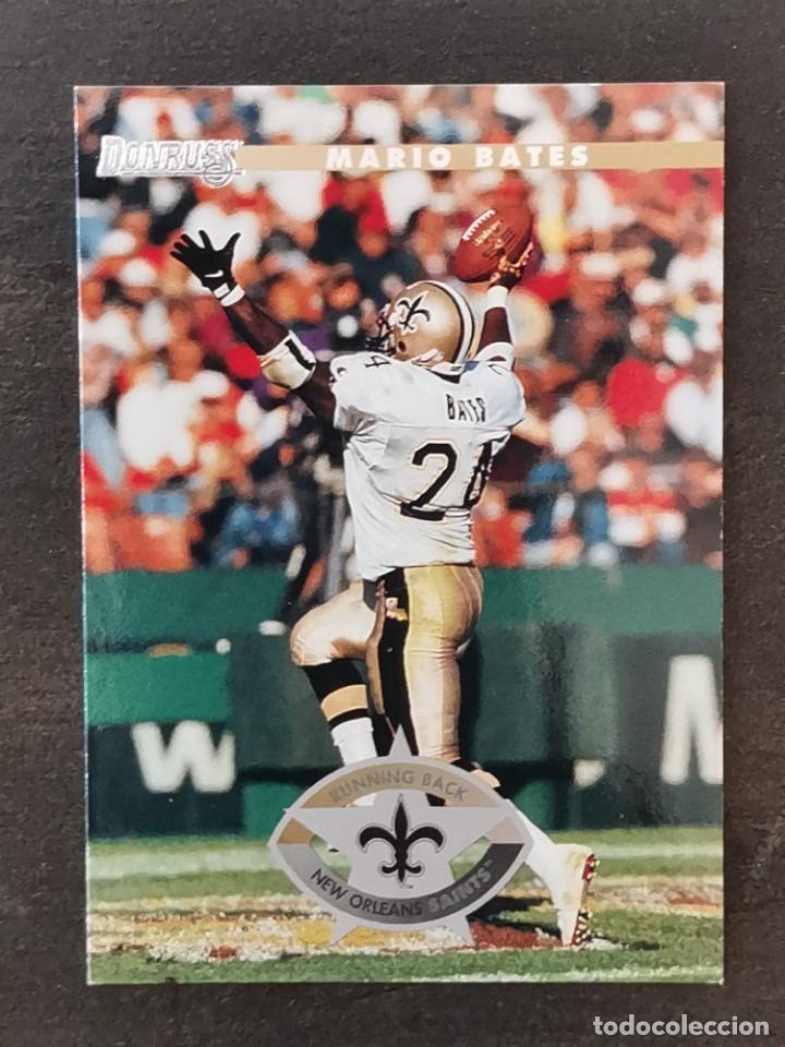 Colecionismo desportivo: Donruss Football 1996 #163 Mario Bates New Orleans Saints NFL Card