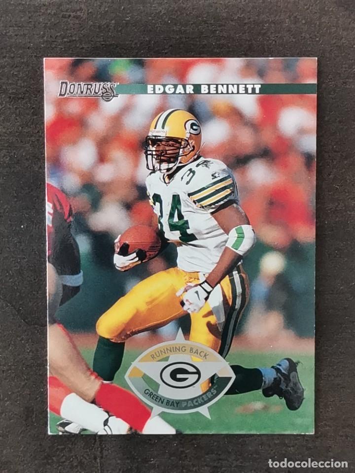 Colecionismo desportivo: Donruss Football 1996 #80 Edgar Bennett Green Bay Packers NFL Card