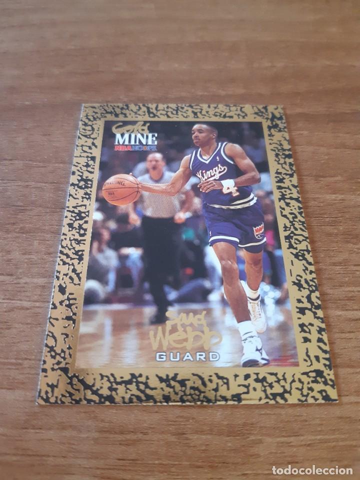 Colecionismo desportivo: SPUD WEBB SACRAMENTO KINGS NBA HOOPS 1995 GOLD MINE SKYBOX 95