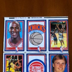 Coleccionismo deportivo: 1989 MICHAEL JORDAN 13 LOS ASES DE LA NBA.PLANCHA,UNICO.. Lote 348255858