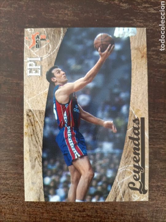Coleccionismo deportivo: Cromo card ficha Leyenda leyendas Epi ACB 08 09 2008 2009 Panini