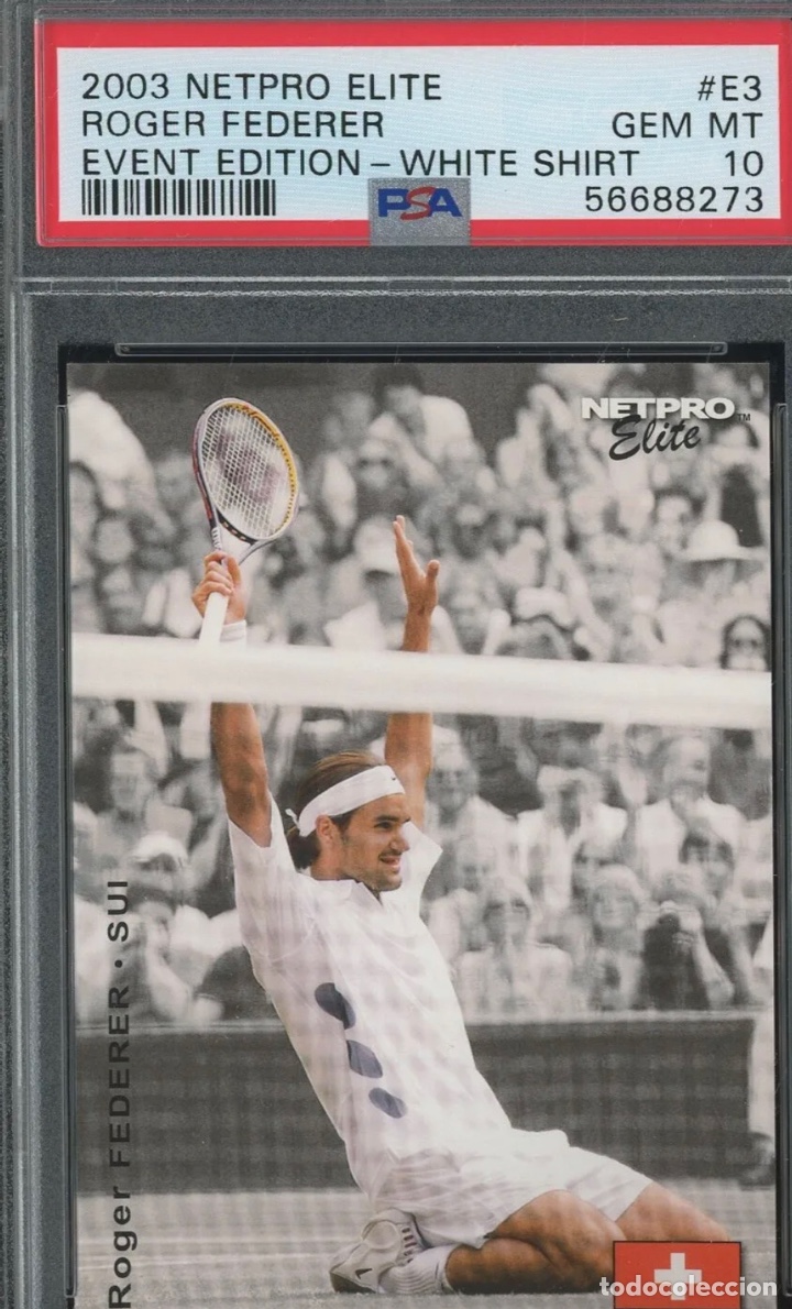 2003 Netpro Elite Roger Federer PSA10