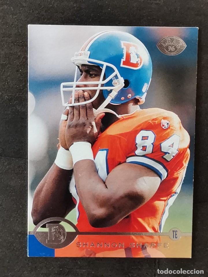 Colecionismo desportivo: Donruss Leaf 1996 #131 Shannon Sharpe Denver Broncos NFL Card