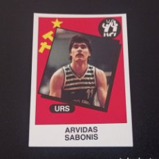 Coleccionismo deportivo: 1986 ROOKIE ARVYDAS ARVIDAS SABONIS ZALGIRIS KAUNAS PANINI SUPERSPORT CROMO STICKER CARD BASKET. Lote 365054196