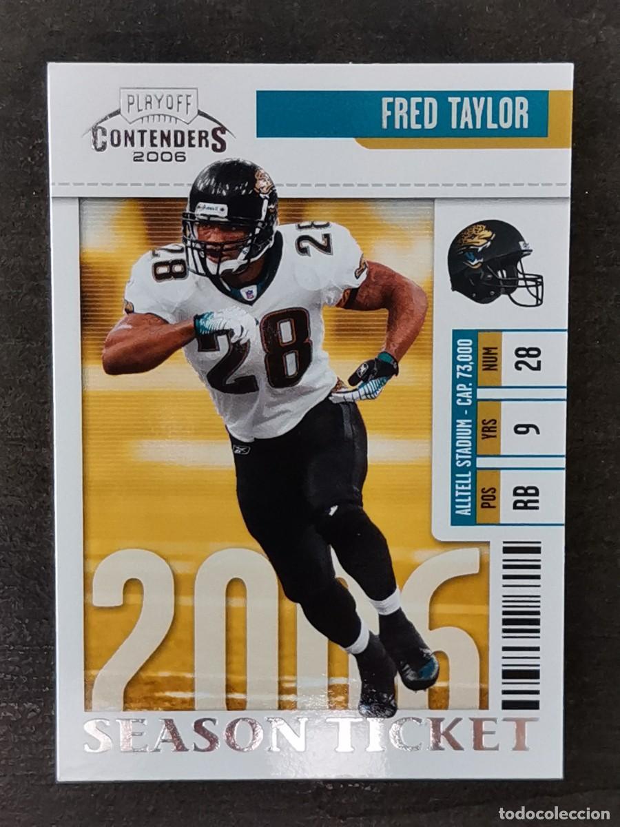 Colecionismo desportivo: Donruss Playoff Contenders 2006 #47 Fred Taylor Jacksonville Jaguars NFL Card