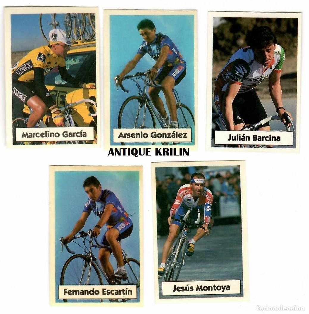 Coleccionismo deportivo: LA VUELTA CICLISTA DE BIMBO / 5 CROMOS / N&ordm; 6 , 36 , 47 , 66 , 70