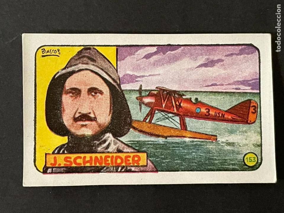 Sammelleidenschaft Sport: CROMO N. 153 DE J.SCHNEIDER - AVIADOR - DE LA COLECCI&Oacute;N HEROES MUNDIALES CLIPER (SIN PEGAR)