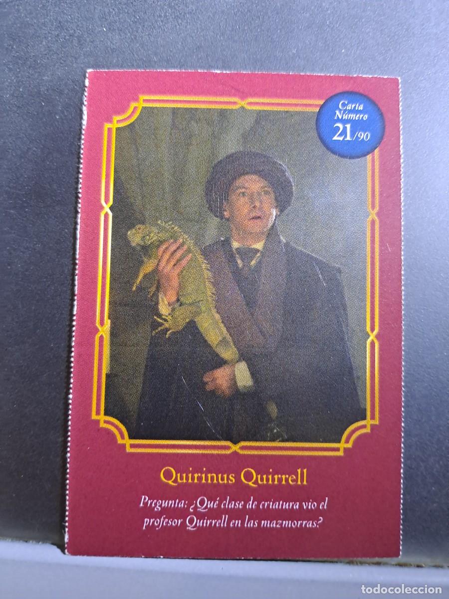 Coleccionismo deportivo: CROMO HARRY POTTER 21 CARREFOUR QUIRINUS QUIRRELL 2020