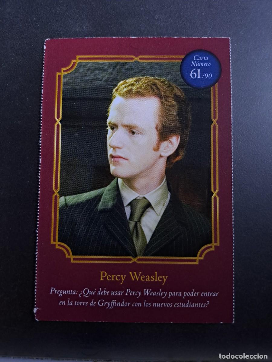 Coleccionismo deportivo: CROMO HARRY POTTER 61 CARREFOUR PERCY WEASLEY 2020