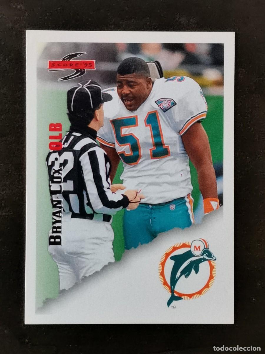 Coleccionismo deportivo: Pinnacle Score 1995 #139 Bryan Cox Miami Dolphins NFL Card