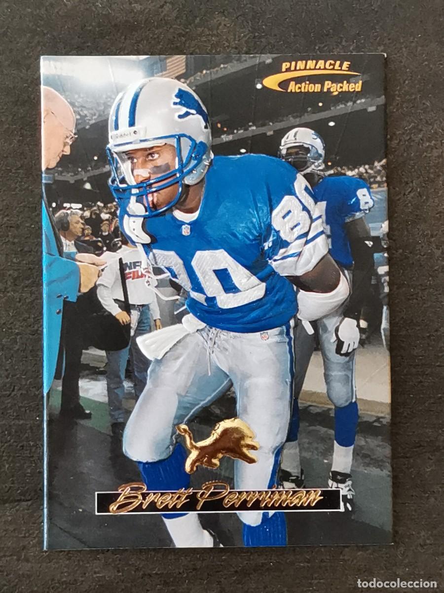 pinnacle action packed 1996 #103 brett perriman - Buy Collectible stickers  of other sports on todocoleccion