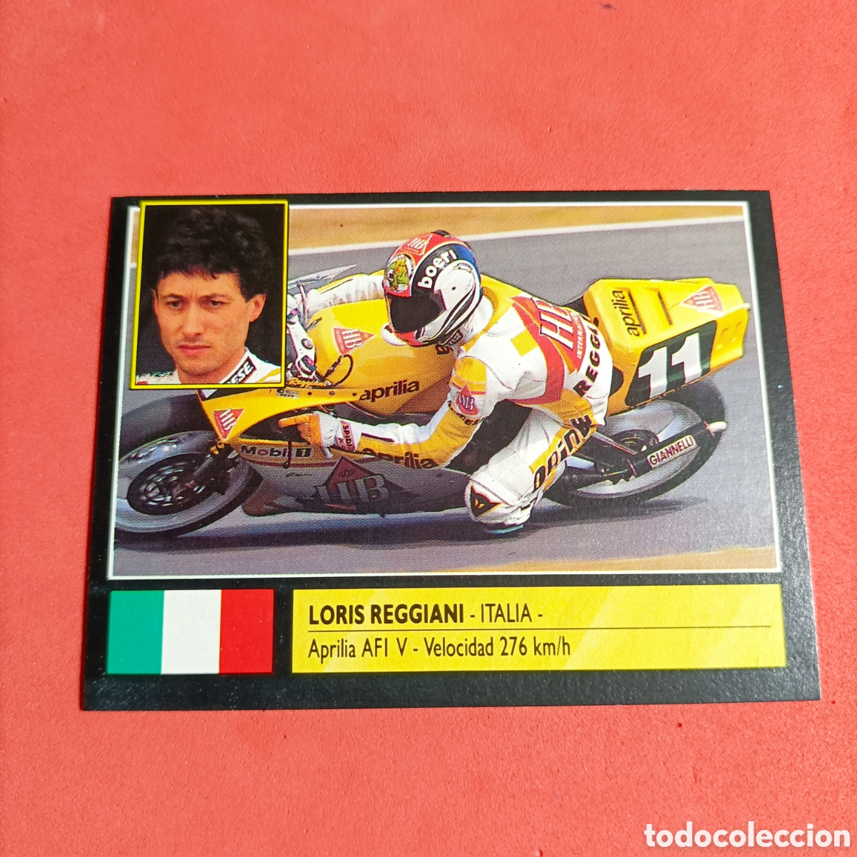 Coleccionismo deportivo: (RM.9) CROMO ALBUM: SUPER MOTO. MOTOR 16 - ED. ESTE 1990 - N&deg;190 LORIS REGGIANI