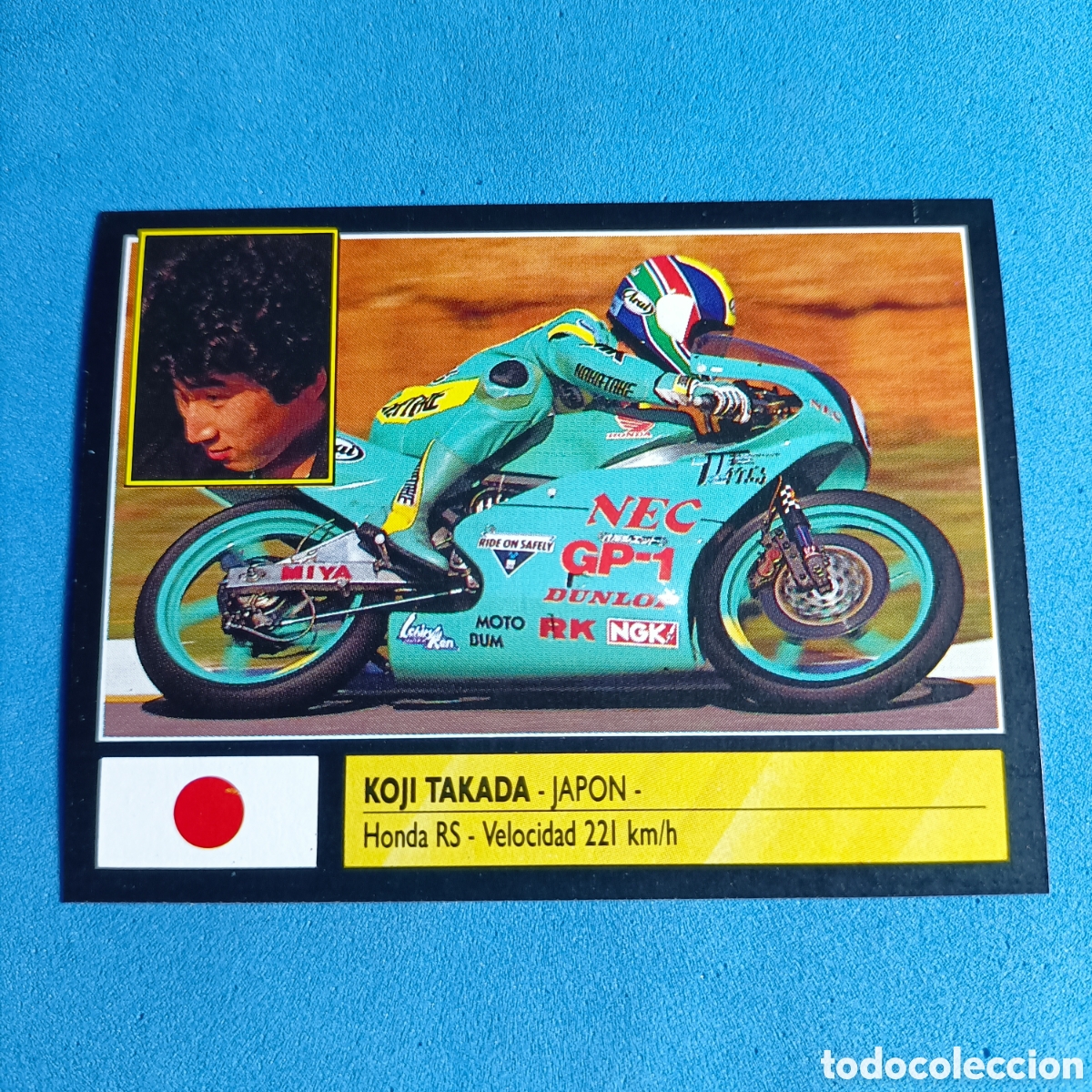 Coleccionismo deportivo: (70.7) CROMO ALBUM: SUPER MOTO. MOTOR 16 - ED. ESTE 1990 - N&deg;200 KOJI TAKADA