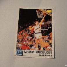 Coleccionismo deportivo: SARUNAS MARCIULIONIS / WARRIORS - PANINI BASKET NBA 90 - Nº 184 - SIN PEGAR. Lote 384536449