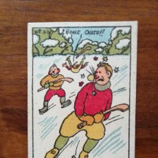 Coleccionismo deportivo: CROMO ICE HOCKEY / HOCKEY SOBRE HIELO - AÑOS 1920S DIBUJADO POR MASIÁ - NÚM 33 DEPORTES / SPORTS