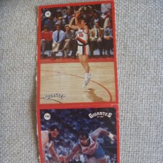 Coleccionismo deportivo: 1987 EWING N 73 BLAZERS Y N 110 SIN PEGAR GIGANTES NBA BASKET