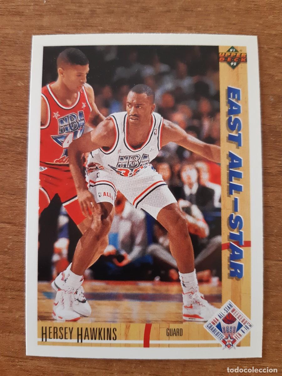 Coleccionismo deportivo: N&deg;71 HERSEY HAWKINS (EAST ALL STARS) 90-91 ALL STARS NBA 91-92 UPPER DECK 1991 1992