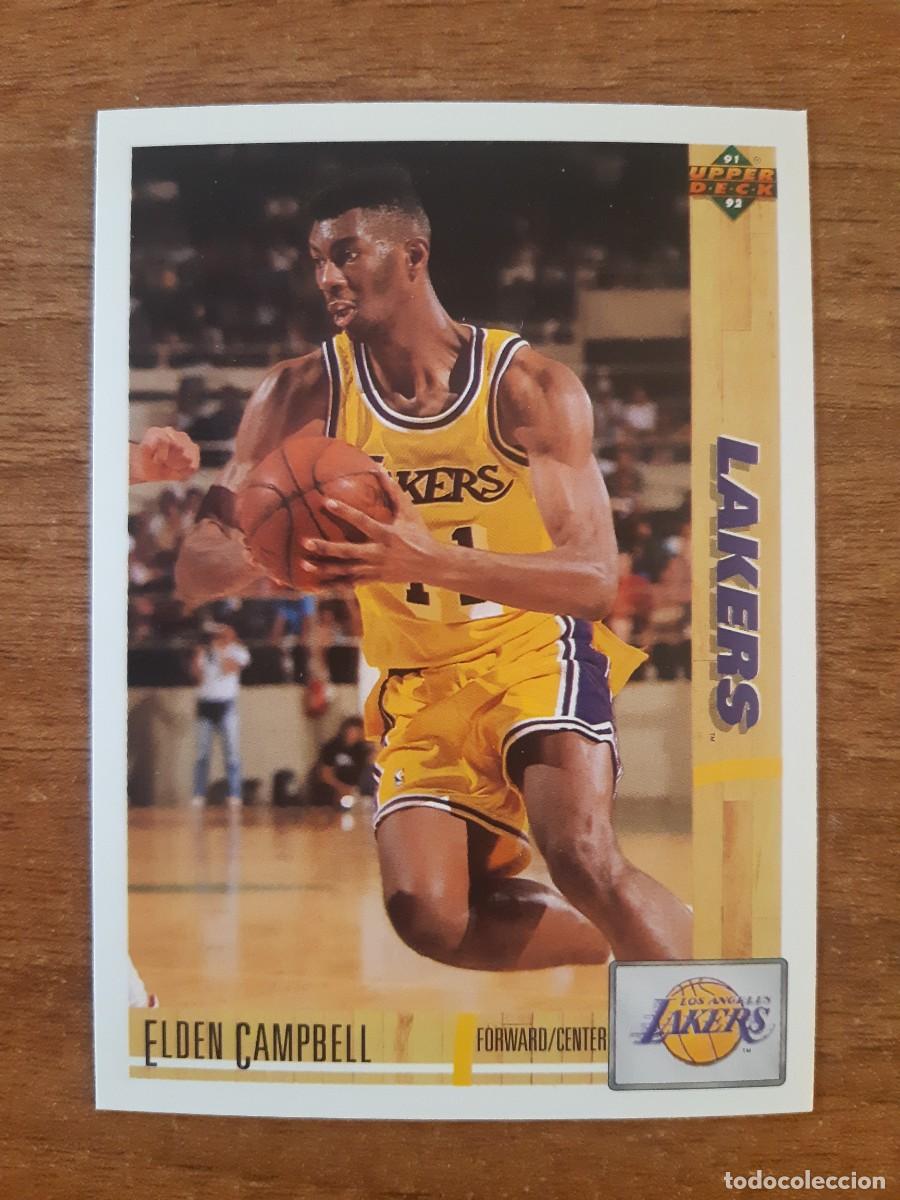 Coleccionismo deportivo: N&deg;126 ELDEN CAMPBELL (LOS ANGELES LAKERS) NBA 91-92 UPPER DECK 1991 1992
