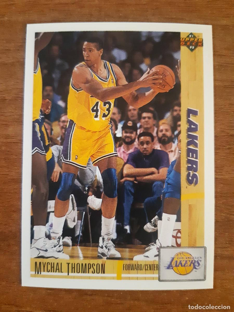 Coleccionismo deportivo: N&deg;150 MYCHAL THOMPSON (LOS &Aacute;NGELES LAKERS) NBA 91-92 UPPER DECK 1991 1992