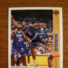 Coleccionismo deportivo: N°331 TRAVIS MAYS (SACRAMENTO KINGS) NBA 91-92 UPPER DECK 1991 1992. Lote 402116609