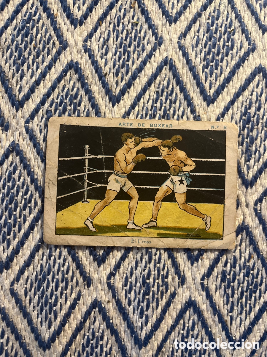 Coleccionismo deportivo: CROMO MODO DE BOXEAR, N&ordm; 8, (CHOCOLATES MUNDIAL)