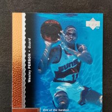 Coleccionismo deportivo: UPPER DECK BASKETBALL 1996/97 #281 WESLEY PERSON PHOENIX SUNS NBA CARD. Lote 403381689