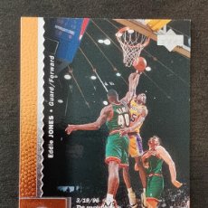 Coleccionismo deportivo: UPPER DECK BASKETBALL 1996/97 #59 EDDIE JONES LOS ANGELES LAKERS NBA CARD. Lote 403381959