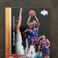 Coleccionismo deportivo: UPPER DECK BASKETBALL 1996/97 #303 WALT WILLIAMS TORONTO RAPTORS NBA CARD. Lote 403384384