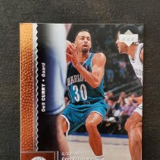 Coleccionismo deportivo: UPPER DECK BASKETBALL 1996/97 #12 DELL CURRY CHARLOTTE HORNETS NBA CARD. Lote 403385269