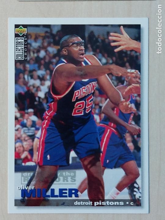 Sammelleidenschaft Sport: NBA UPPER DECK 95 96 CROMO FICHA N&ordm; 44 OLIVER MILLER