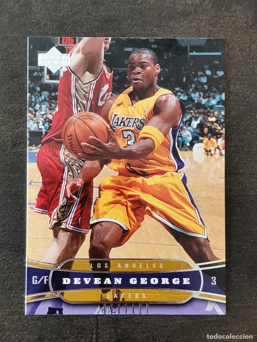 Colecionismo desportivo: Upper Deck Basketball 2004/05 #86 Devean George Los Angeles Lakers NBA Card