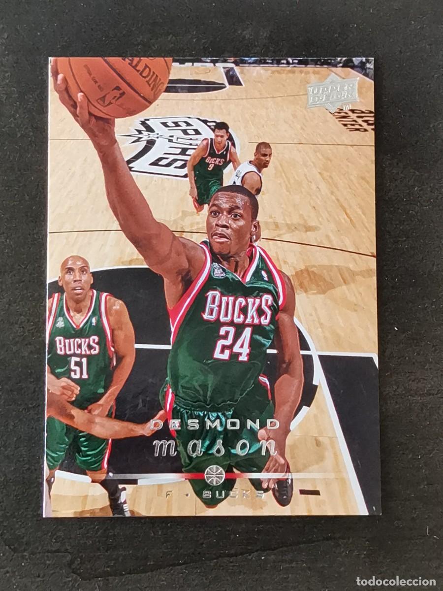 Coleccionismo deportivo: Upper Deck Basketball 2008/09 #102 Desmond Mason Milwaukee Bucks NBA Card