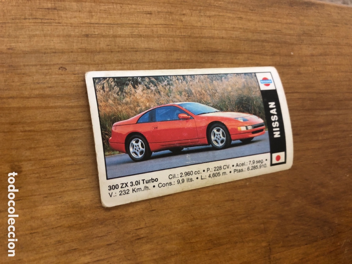 Coleccionismo deportivo: Coches 91 - Cromo n&ordm; 106 - Nissan 300- Ediciones Cusco 1990