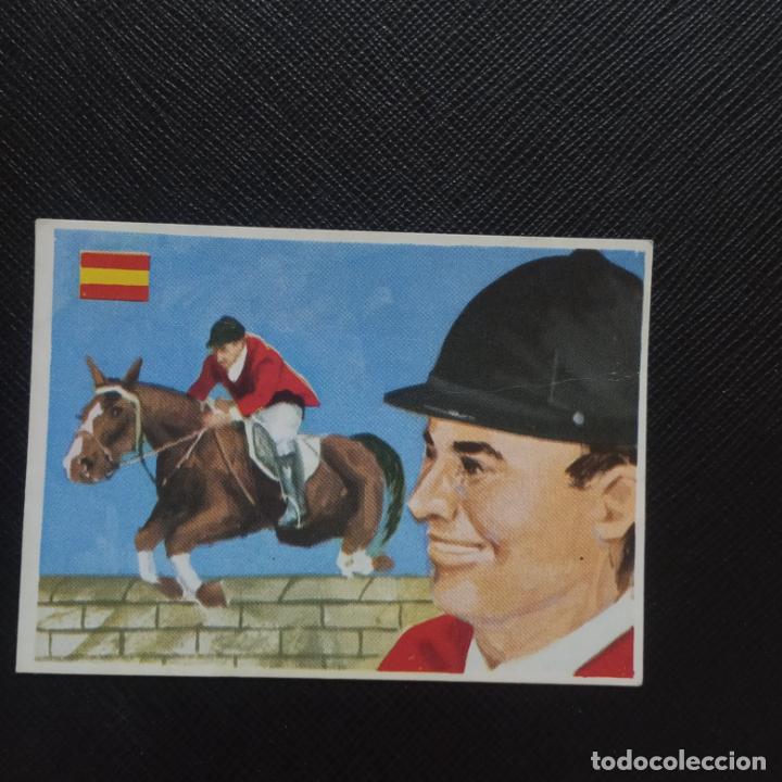 Colecionismo desportivo: GOYOAGA 91 HIPICA ASES 1979 MUNDIAL DEPORTE QUELCOM CROMO DESPEGADO A28 PG298 TAMA&Ntilde;O 6X8,2CM