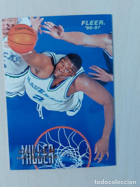 Colecionismo desportivo: NBA FLEER 96 97 CROMO FICHA N&ordm; 202 OLIVER MILLER