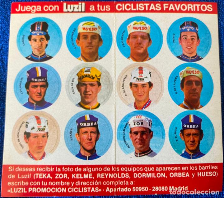 Sports collectibles: Juega con Luzil a tus ciclistas favoritos (1985) &iexcl;Impecable!