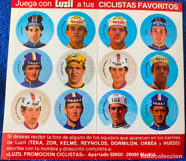 Sports collectibles: Juega con Luzil a tus ciclistas favoritos (1985) &iexcl;Impecable!