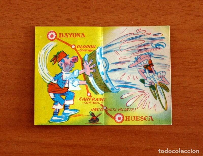 Coleccionismo deportivo: Ciclismo - Etapa Bayona-Huesca - Vuelta Ciclista Espa&ntilde;a 1961 - Editorial Fher - Nunca pegado