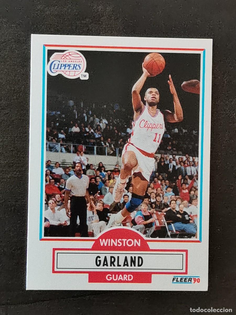 Colecionismo desportivo: Fleer Basketball 1990/91 #85 Winston Garland Los Angeles Clippers NBA Card